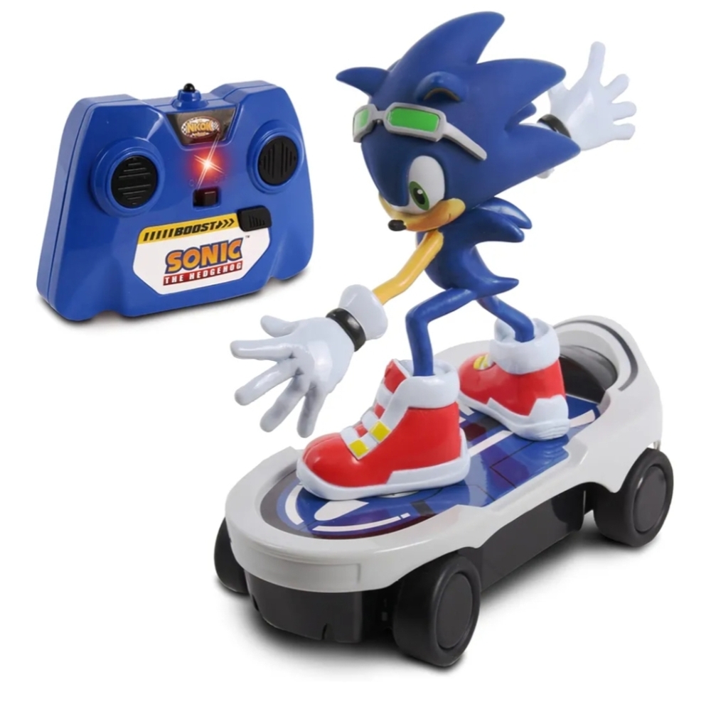 NWT Sonic the Hedgehog Remote Control Car - Blue